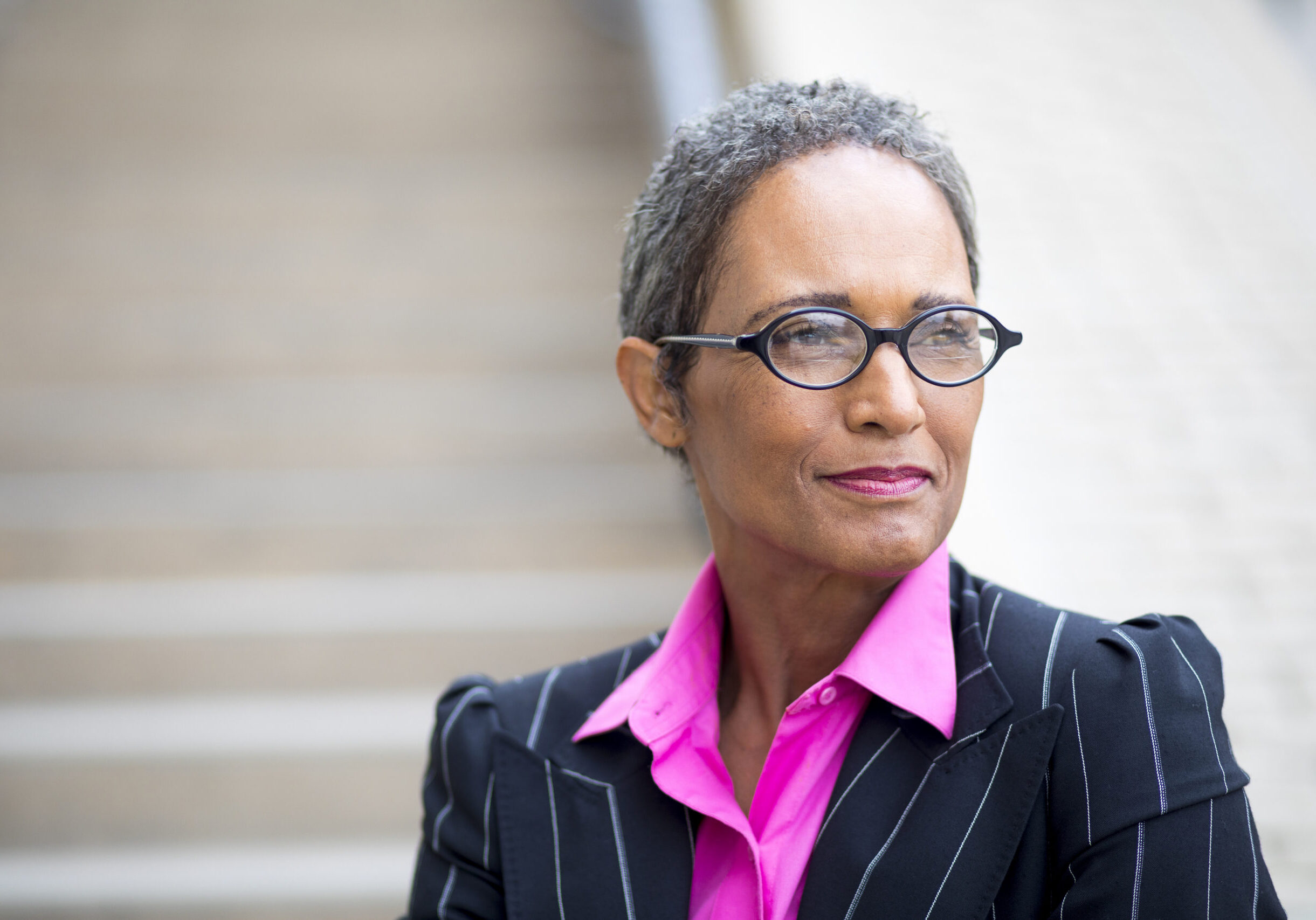 Portrait of a senior African American Female professional